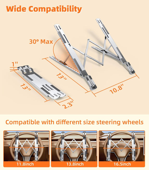 GNLU-STORE ™ | Universal Car Steering - Wheel Laptop Stand